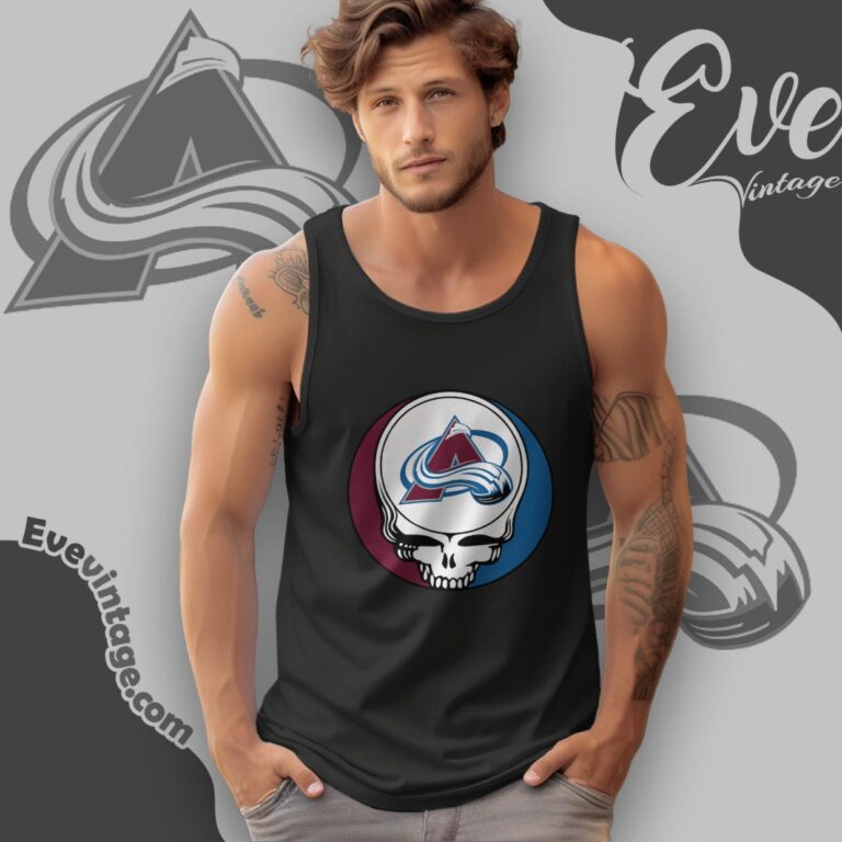 Colorado Avalanche Steal Your Face Grateful Dead Shirt Tank Top Racerback Colorado Avalanche Steal Your Face Grateful Dead Shirt Tank Top Racerback