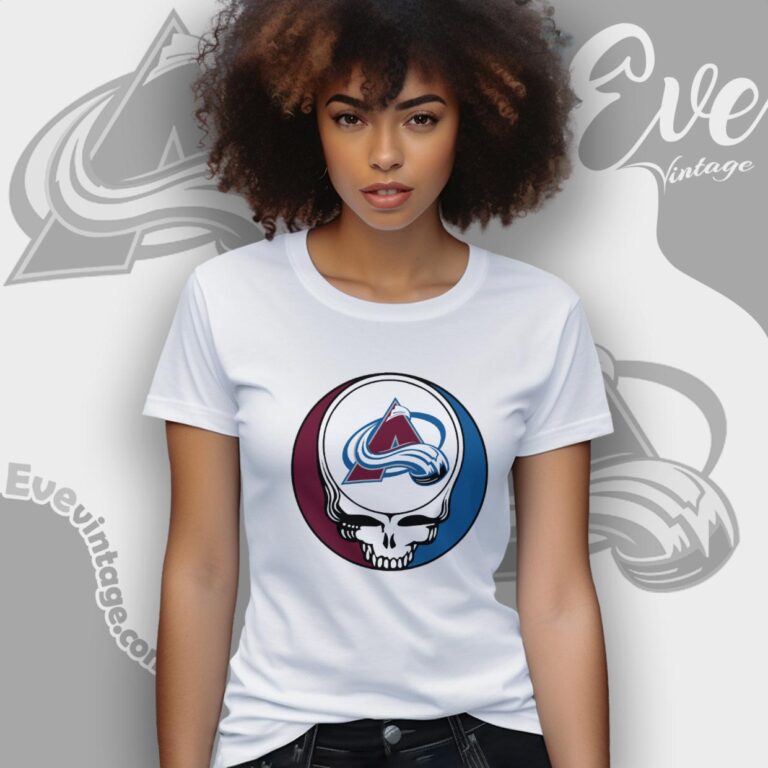 Colorado Avalanche Steal Your Face Grateful Dead Shirt Women T Shirt Colorado Avalanche Steal Your Face Grateful Dead Shirt Women T Shirt