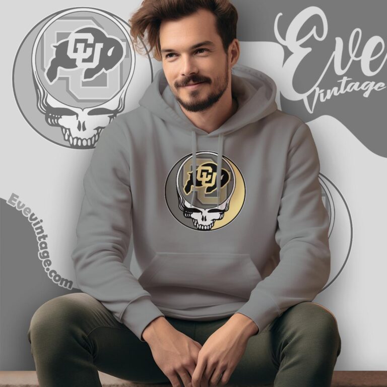 Colorado Buffaloes Steal Your Face Stealie Shirt Hoodie Colorado Buffaloes Steal Your Face Stealie Shirt Hoodie