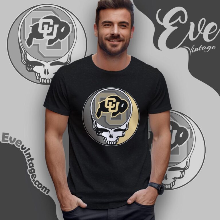 Colorado Buffaloes Steal Your Face Stealie Shirt T shirt Colorado Buffaloes Steal Your Face Stealie Shirt T shirt