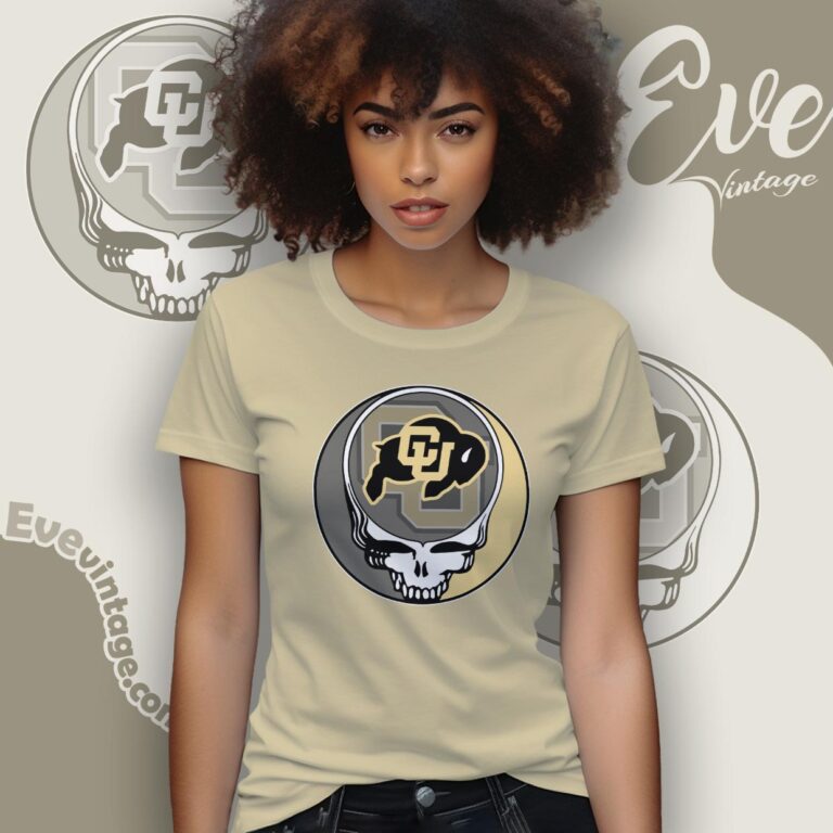 Colorado Buffaloes Steal Your Face Stealie Shirt Women T shirt Colorado Buffaloes Steal Your Face Stealie Shirt Women T shirt