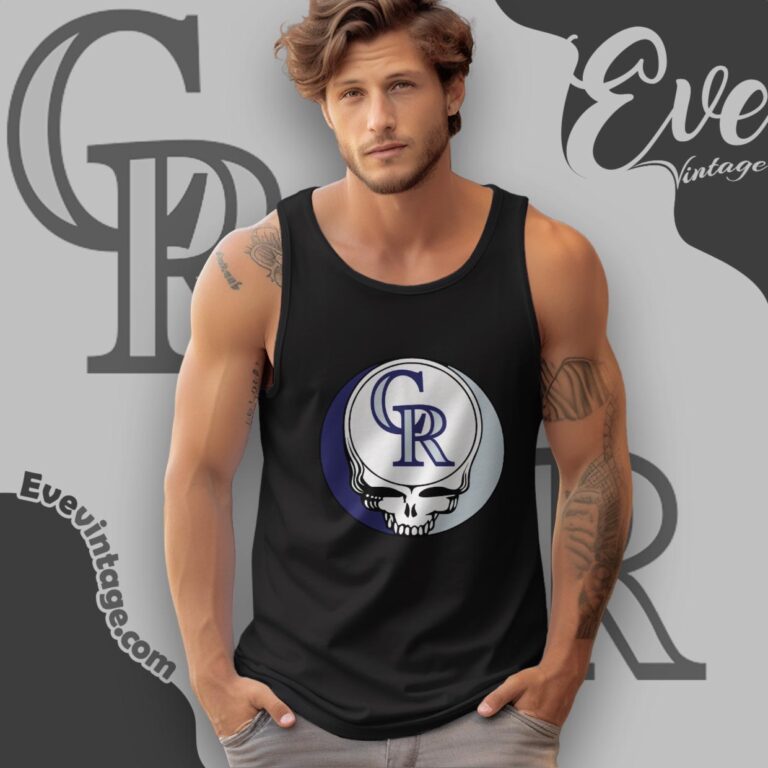 Colorado Rockies Steal Your Face Grateful Dead Shirt Tank Top Racerback Colorado Rockies Steal Your Face Grateful Dead Shirt Tank Top Racerback
