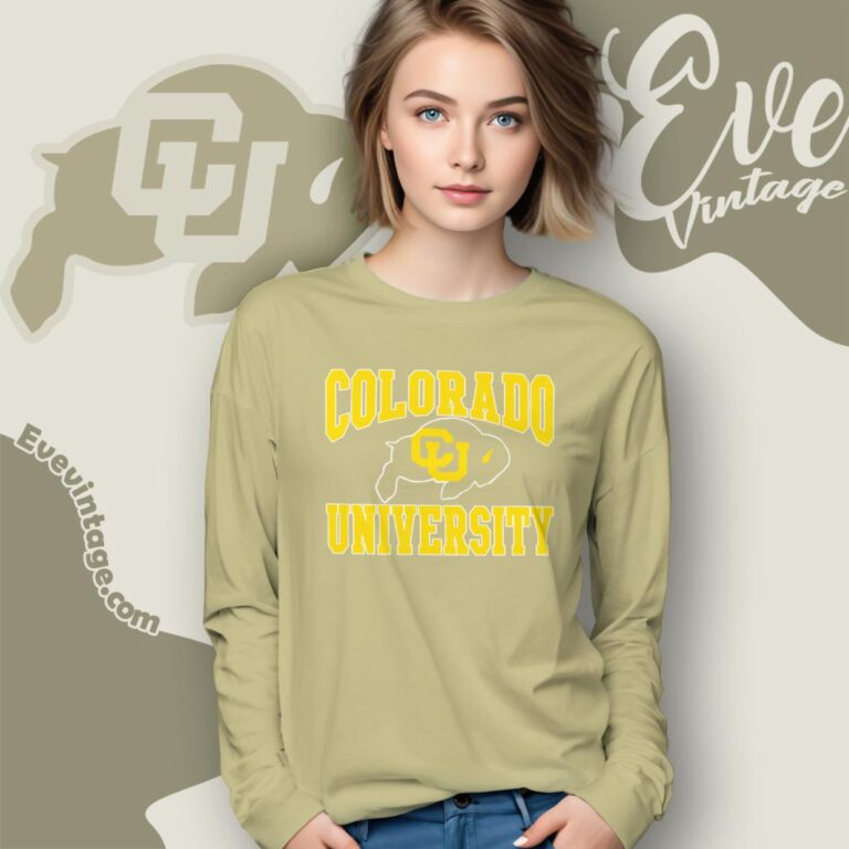 Colorado University Buffaloes Shirt Long Sleeve Tee Colorado University Buffaloes Shirt Long Sleeve Tee