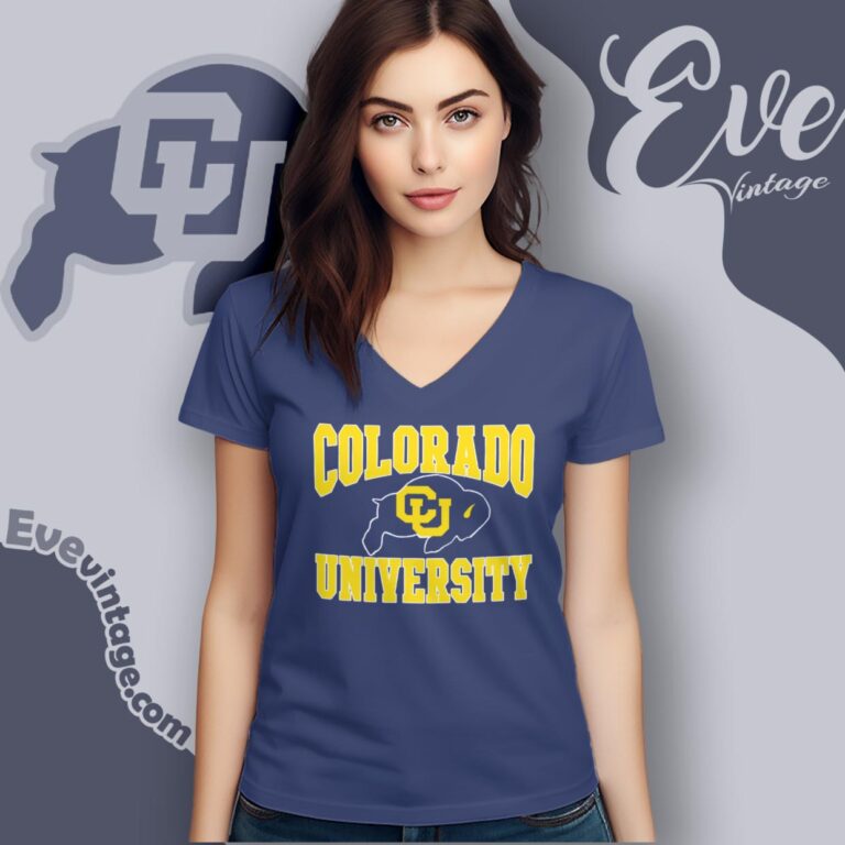 Colorado University Buffaloes Shirt V Neck TShirt Colorado University Buffaloes Shirt V Neck TShirt