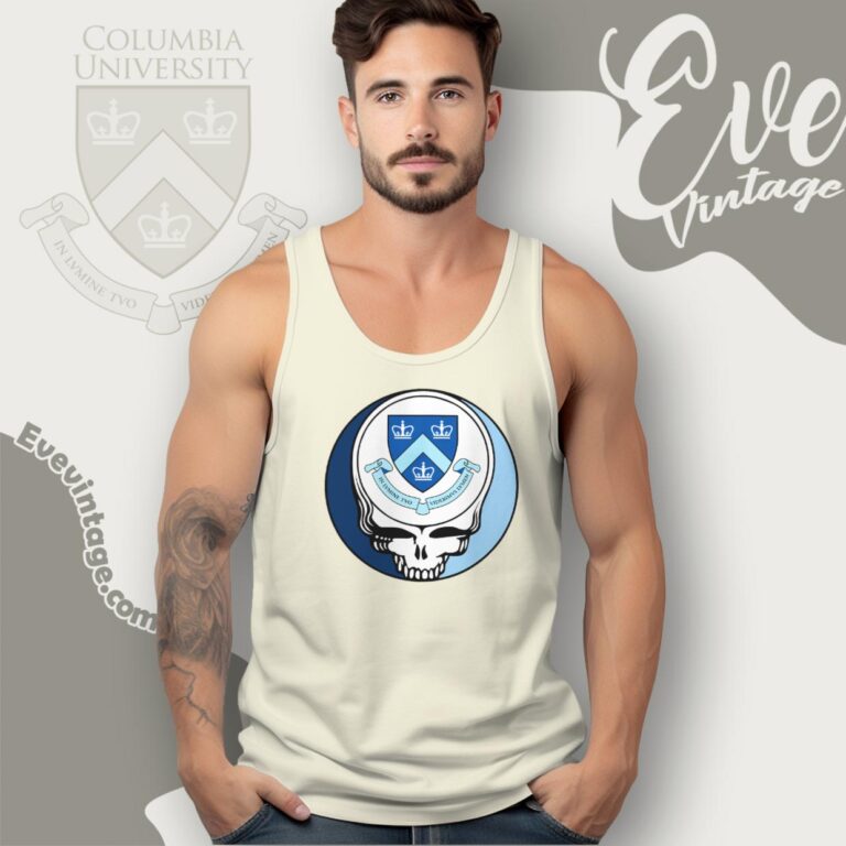Columbia University Steal Your Face Grateful Dead Shirt Tank Top Racerback Columbia University Steal Your Face Grateful Dead Shirt Tank Top Racerback