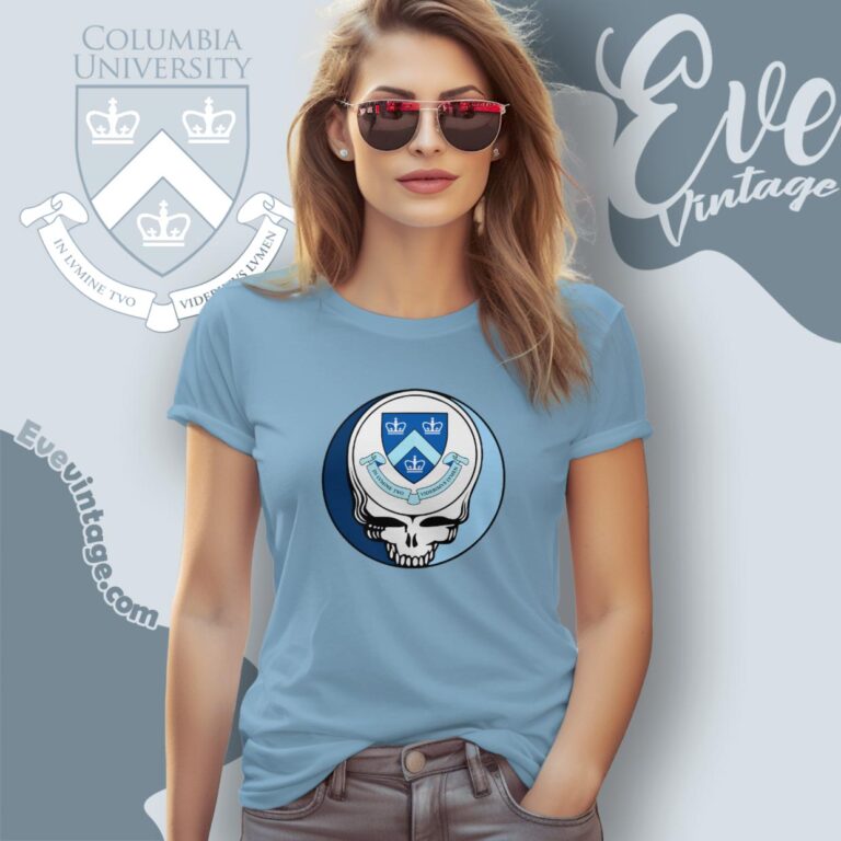 Columbia University Steal Your Face Grateful Dead Shirt Women T Shirt Columbia University Steal Your Face Grateful Dead Shirt Women T Shirt