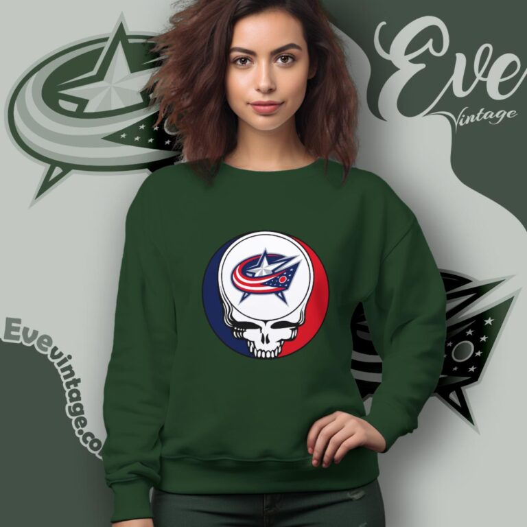 Columbus Blue Jackets Steal Your Face Grateful Dead Shirt Sweatshirt Columbus Blue Jackets Steal Your Face Grateful Dead Shirt Sweatshirt