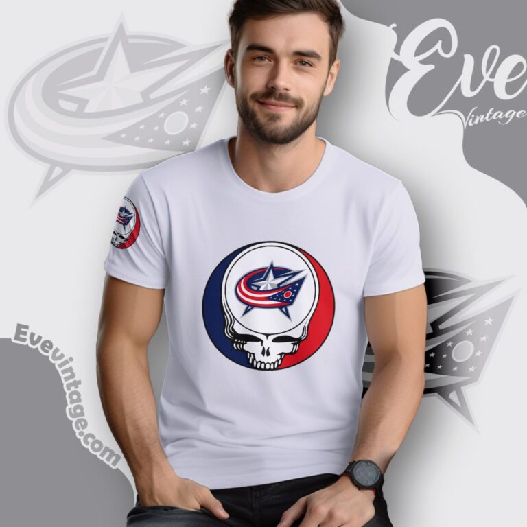 Columbus Blue Jackets Steal Your Face Grateful Dead Shirt T Shirt Columbus Blue Jackets Steal Your Face Grateful Dead Shirt T Shirt