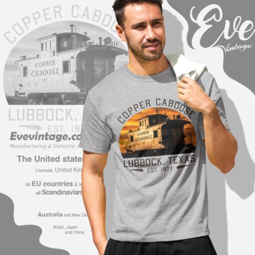 Copper Caboose Shirt – Lubbock TX Bar Grill Tee