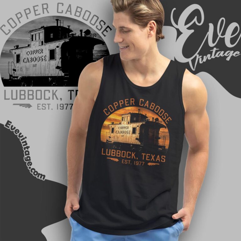 Copper Caboose Shirt – Lubbock Tx Bar Grill Tank Top Racerback Copper Caboose Shirt – Lubbock Tx Bar Grill Tank Top Racerback