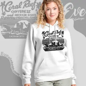 Coral Reef Shirt Sacramento Tiki Bar Hoodie