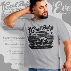 Coral Reef Shirt Sacramento Tiki Bar T shirt