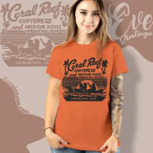 Coral Reef Shirt Sacramento Tiki Bar Women T shirt
