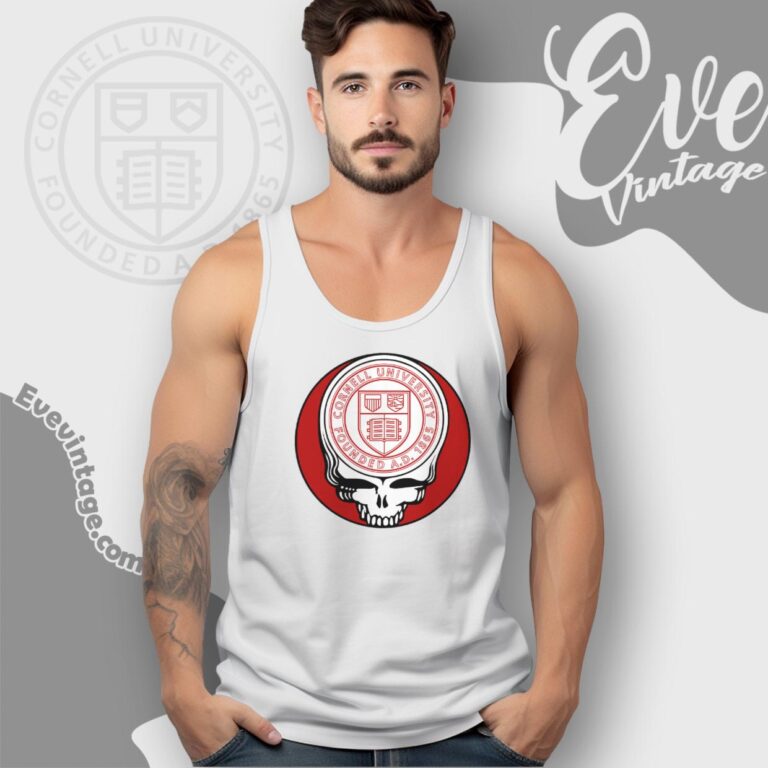 Cornell University Steal Your Face Grateful Dead Shirt Tank Top Racerback Cornell University Steal Your Face Grateful Dead Shirt Tank Top Racerback