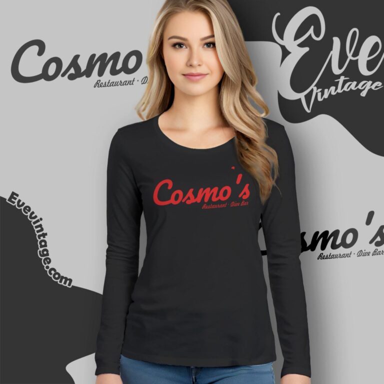 Cosmo's Dallas Dive Bar Shirt Long Sleeve Tee Cosmo's Dallas Dive Bar Shirt Long Sleeve Tee