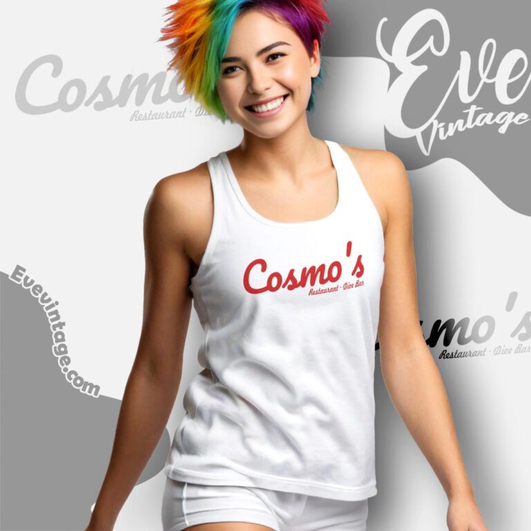Cosmo's Dallas Dive Bar Shirt Tank Top Racerback Cosmo's Dallas Dive Bar Shirt Tank Top Racerback