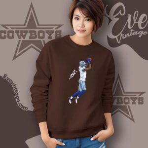Cowboys George Pickens Toe Tap Catch Signature Shirt 3 Cowboys George Pickens Toe Tap Catch Signature Shirt Sweatshirt