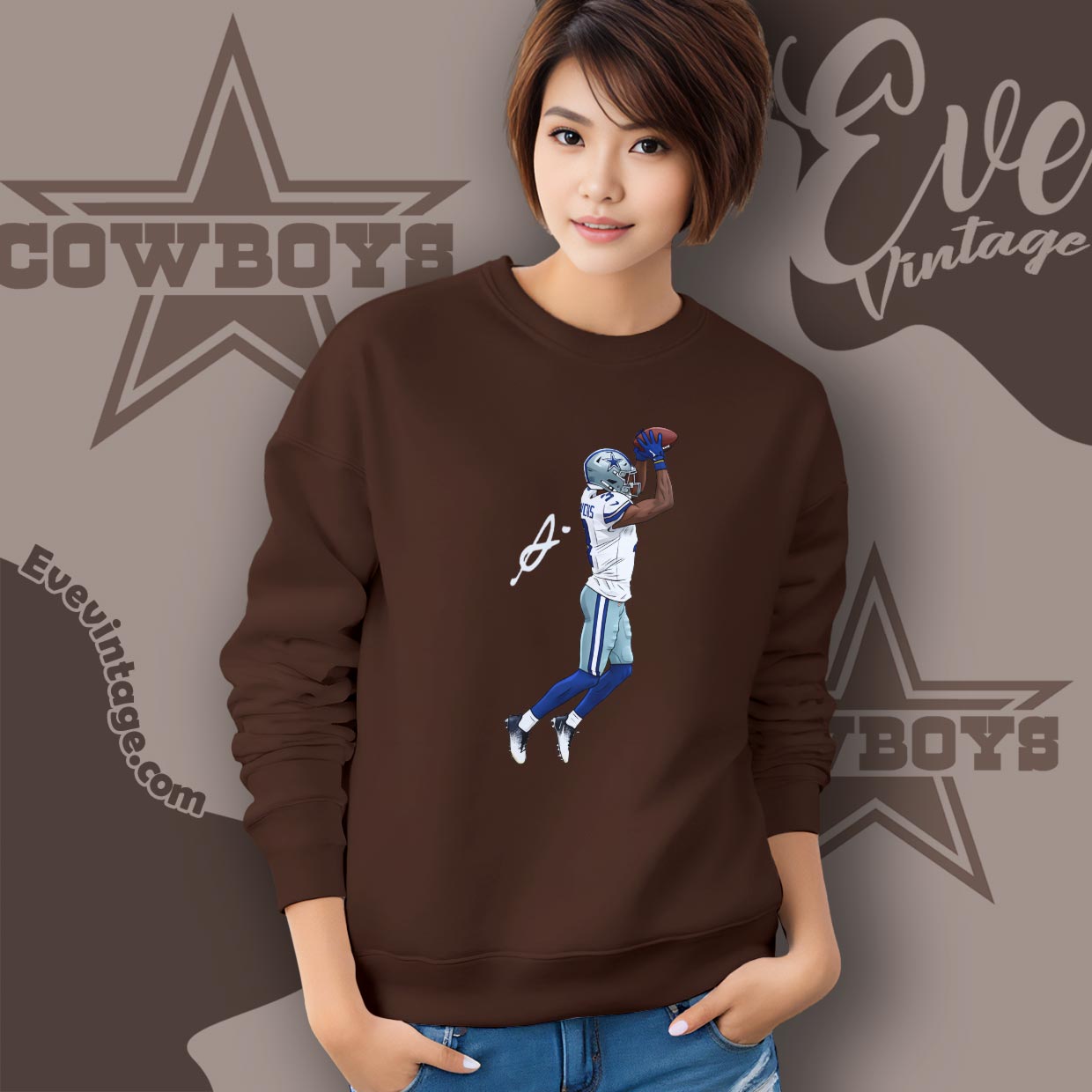 Cowboys George Pickens Toe Tap Catch Signature Shirt Cowboys George Pickens Toe Tap Catch Signature Shirt
