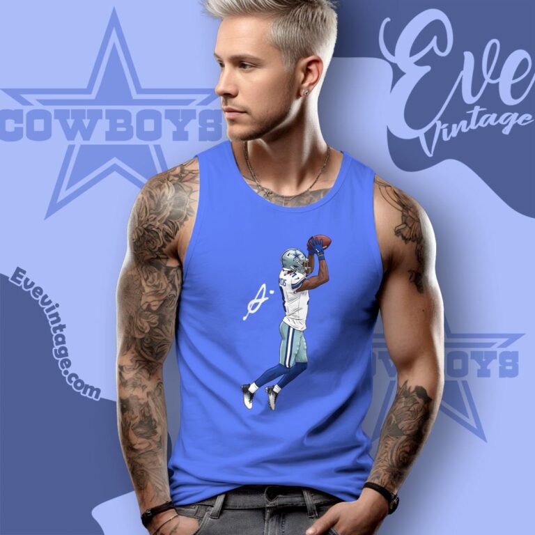 Cowboys George Pickens Toe Tap Catch Signature Shirt Tank Top Racerback Cowboys George Pickens Toe Tap Catch Signature Shirt Tank Top Racerback
