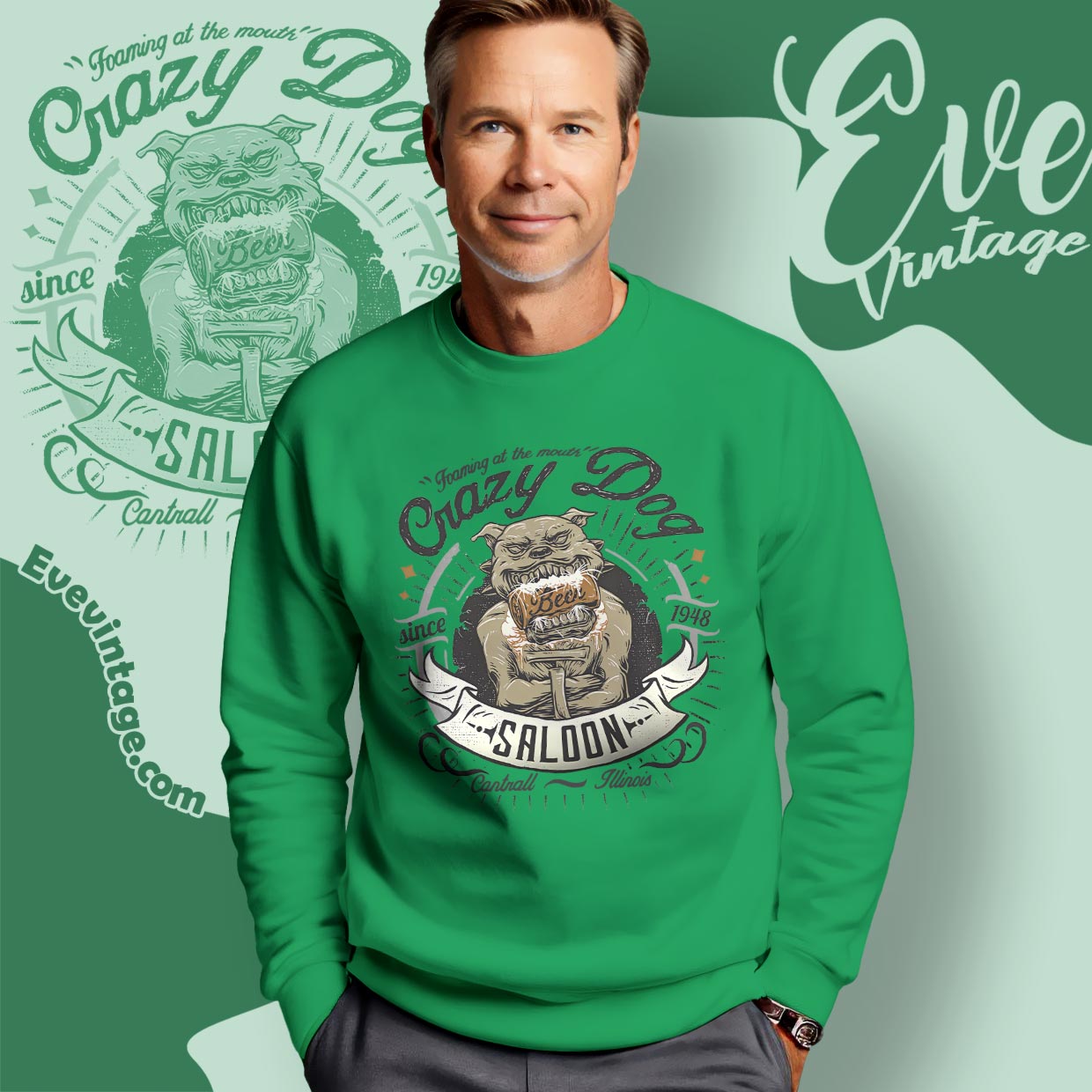 Crazy Dog Saloon Shirt – Cantrall IL Dive Bar tee Crazy Dog Saloon Shirt – Cantrall IL Dive Bar tee