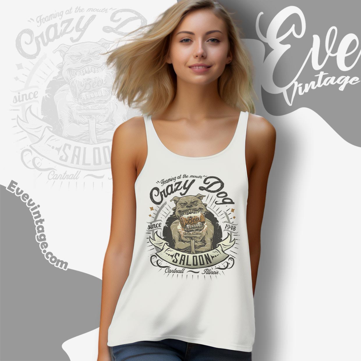 Crazy Dog Saloon Shirt – Cantrall IL Dive Bar tee Crazy Dog Saloon Shirt – Cantrall IL Dive Bar tee