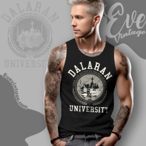 Dalaran University Shirt World Of Warcraft Tank Top Racerback
