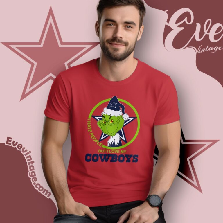 Dallas Cowboys Christmas Grinch Shirt I Hate People But I Love My Cowboys T Shirt Dallas Cowboys Christmas Grinch Shirt I Hate People But I Love My Cowboys T Shirt