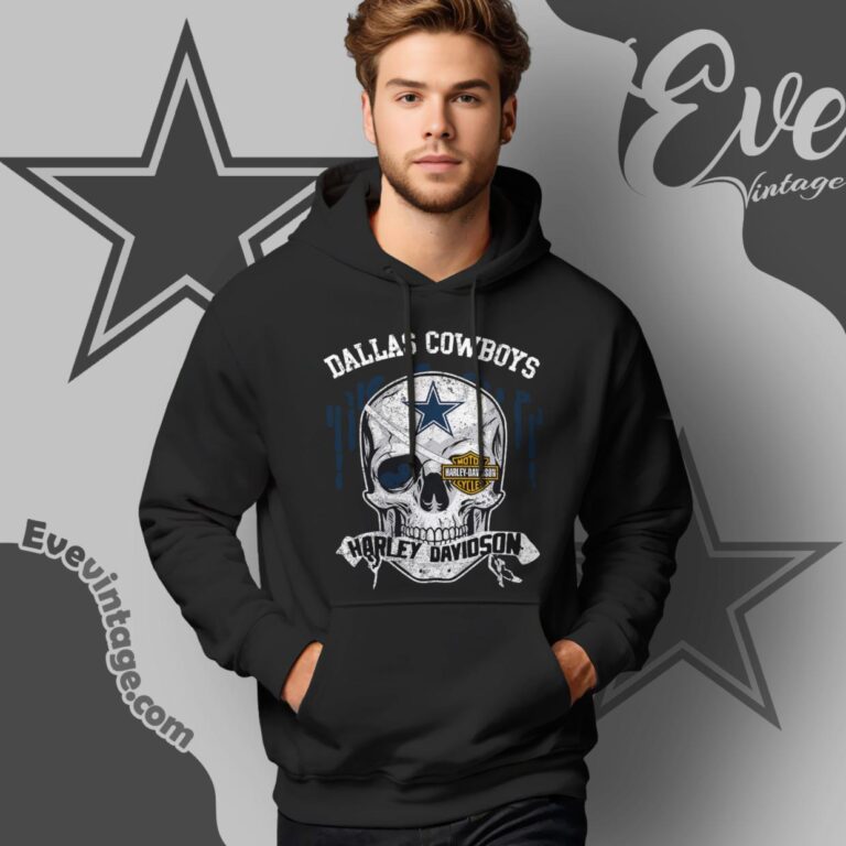 Dallas Cowboys Harley Davidson Skull Shirt Hoodie Dallas Cowboys Harley Davidson Skull Shirt Hoodie