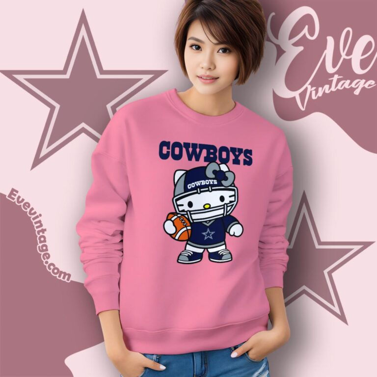 Dallas Cowboys Hello Kitty Shirt Sweatshirt Dallas Cowboys Hello Kitty Shirt Sweatshirt