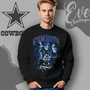 Dallas Cowboys Horror Halloween Sweatshirt