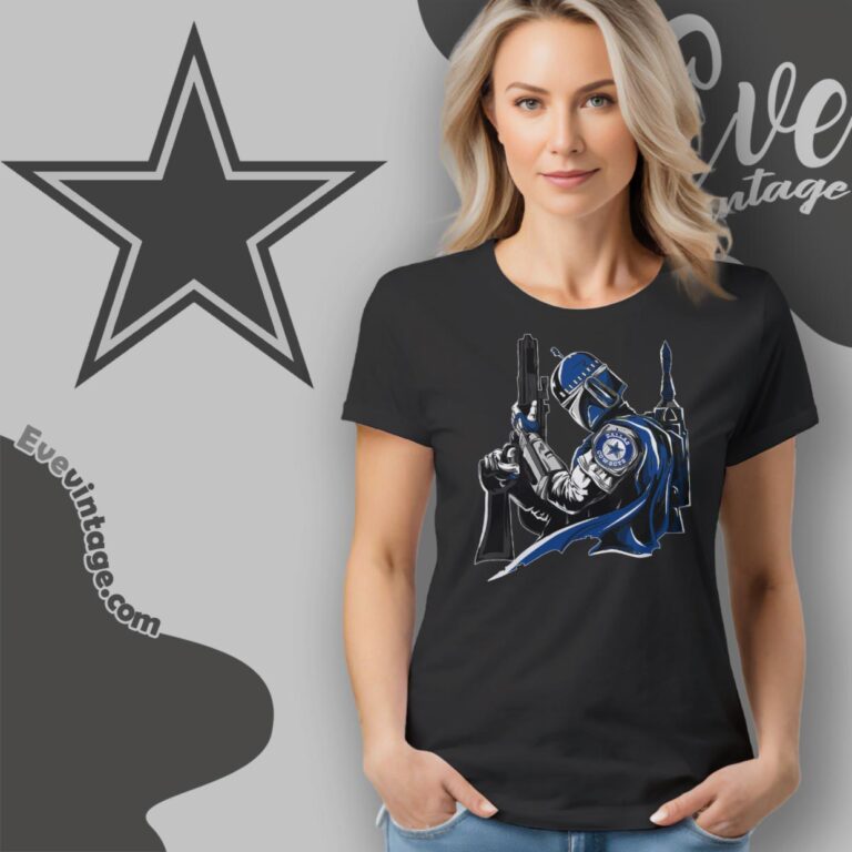 Dallas Cowboys Mandalorian Star Wars Shirt Women T Shirt Dallas Cowboys Mandalorian Star Wars Shirt Women T Shirt