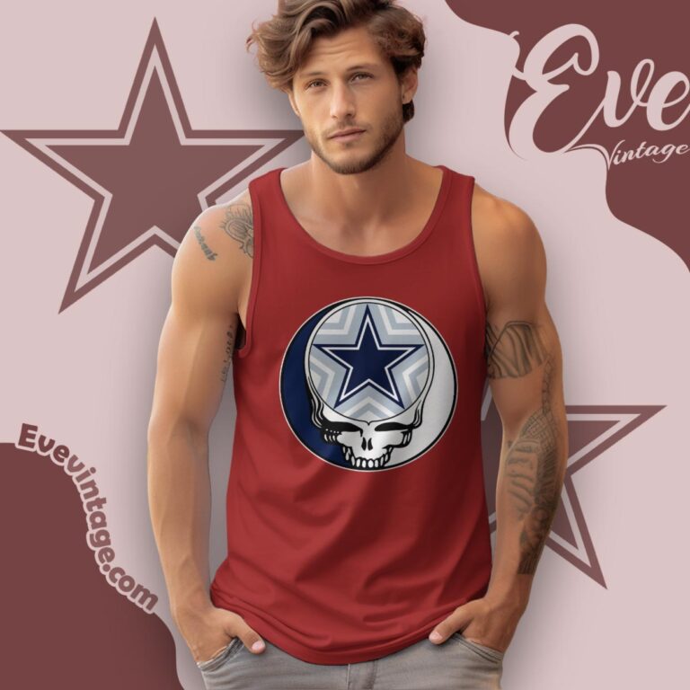Dallas Cowboys Steal Your Face Grateful Dead Shirt Tank Top Racerback Dallas Cowboys Steal Your Face Grateful Dead Shirt Tank Top Racerback