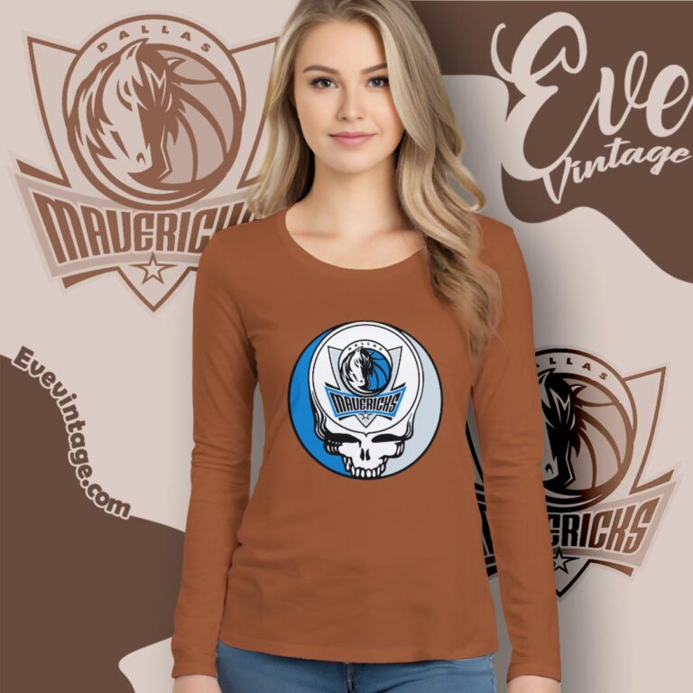 Dallas Mavericks Steal Your Face Grateful Dead Shirt Long Sleeve Tee Dallas Mavericks Steal Your Face Grateful Dead Shirt Long Sleeve Tee