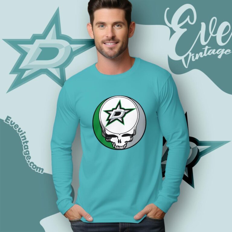 Dallas Stars Steal Your Face Grateful Dea Shirt Long Sleeve Tee Dallas Stars Steal Your Face Grateful Dea Shirt Long Sleeve Tee