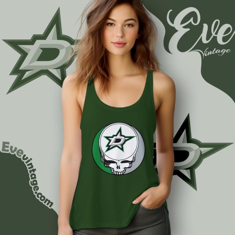 Dallas Stars Steal Your Face Grateful Dea Shirt Tank Top Racerback Dallas Stars Steal Your Face Grateful Dea Shirt Tank Top Racerback