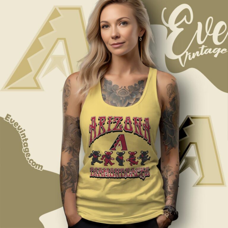 Dancing Bears Arizona Diamondbacks Grateful Dead Shirt Tank Top Racerback Dancing Bears Arizona Diamondbacks Grateful Dead Shirt Tank Top Racerback