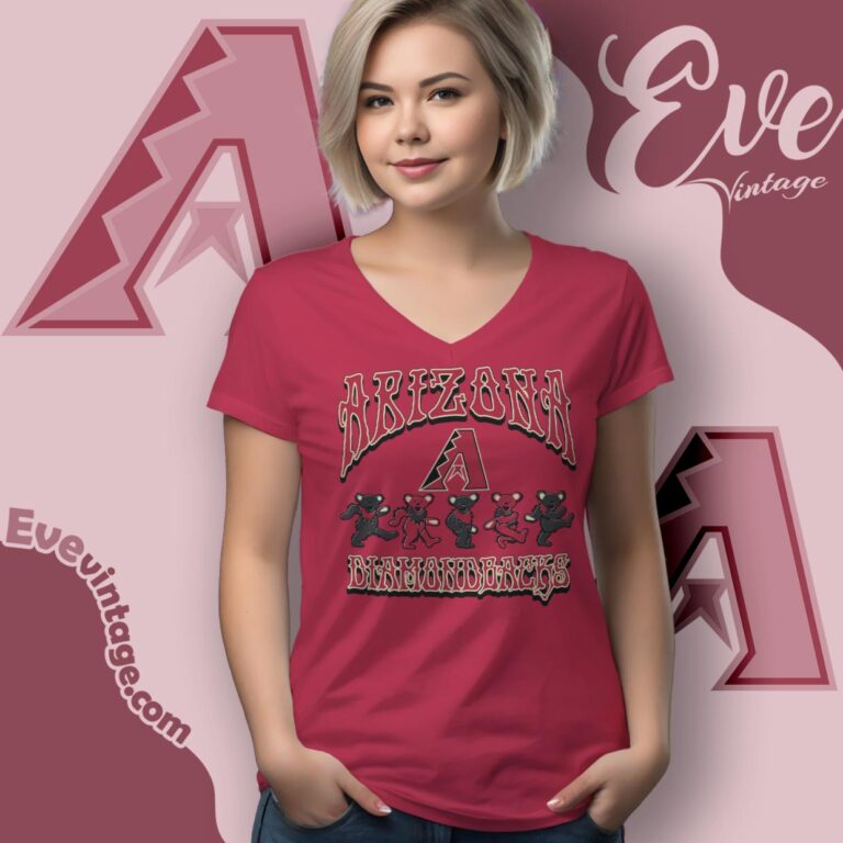 Dancing Bears Arizona Diamondbacks Grateful Dead Shirt V Neck TShirt Dancing Bears Arizona Diamondbacks Grateful Dead Shirt V Neck TShirt