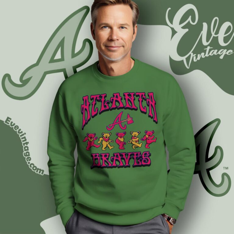 Dancing Bears Atlanta Braves Grateful Dead Shirt Sweatshirt Dancing Bears Atlanta Braves Grateful Dead Shirt Sweatshirt