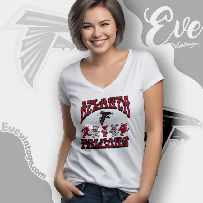 Dancing Bears Atlanta Falcons Grateful Dead Shirt V Neck TShirt Dancing Bears Atlanta Falcons Grateful Dead Shirt V Neck TShirt