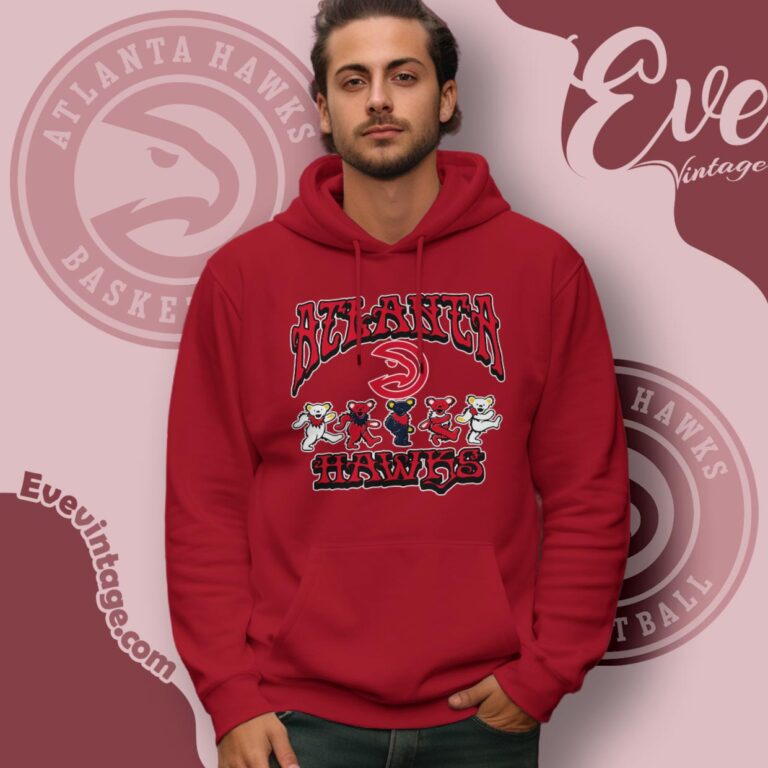 Dancing Bears Atlanta Hawks Grateful Dead Shirt Hoodie Dancing Bears Atlanta Hawks Grateful Dead Shirt Hoodie