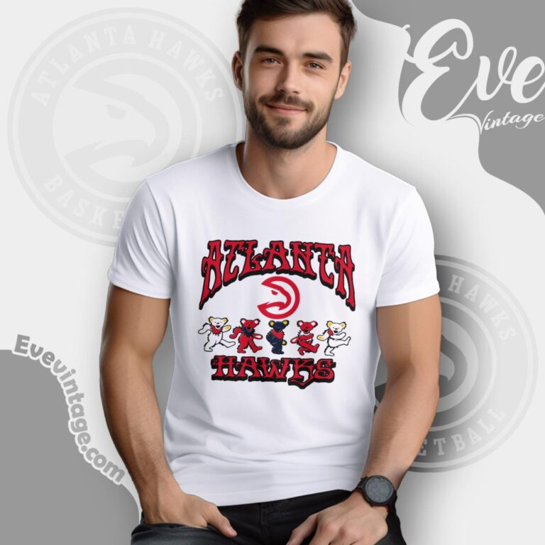 Dancing Bears Atlanta Hawks Grateful Dead Shirt T Shirt Dancing Bears Atlanta Hawks Grateful Dead Shirt T Shirt