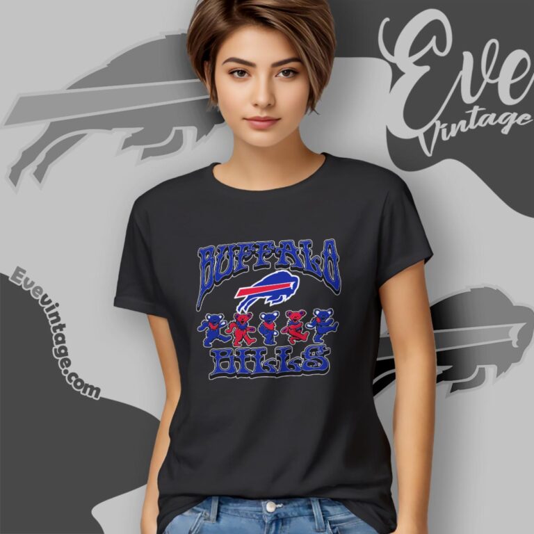Dancing Bears Buffalo Bills Grateful Dead Shirt Women T Shirt Dancing Bears Buffalo Bills Grateful Dead Shirt Women T Shirt