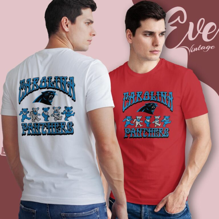 Dancing Bears Carolina Panthers Grateful Dead Shirt T Shirt Dancing Bears Carolina Panthers Grateful Dead Shirt T Shirt