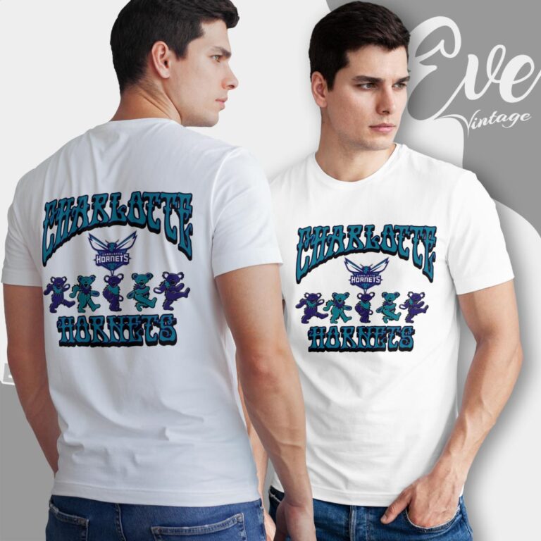 Dancing Bears Charlotte Hornets Grateful Dead Shirt T Shirt Dancing Bears Charlotte Hornets Grateful Dead Shirt T Shirt