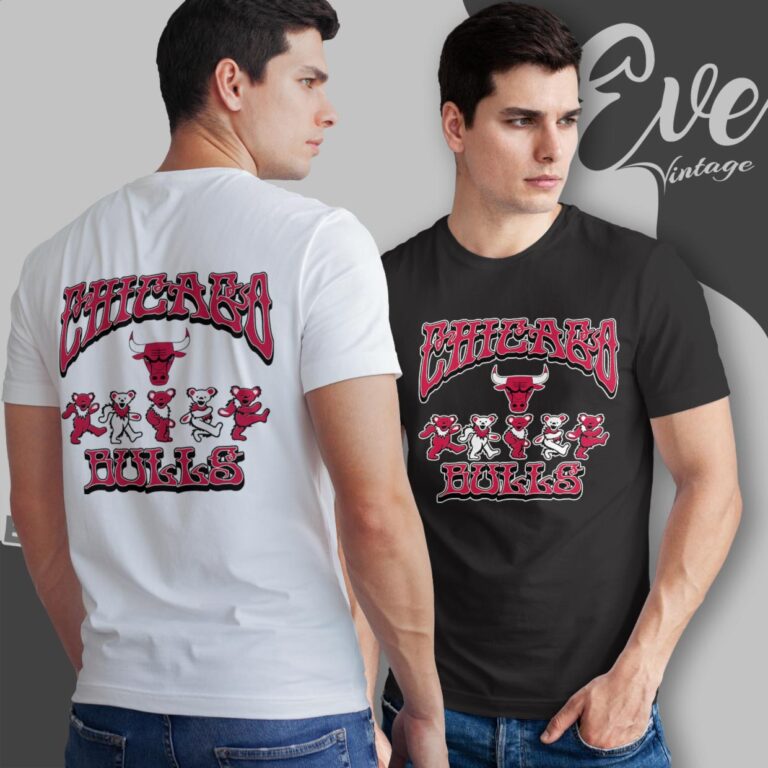 Dancing Bears Chicago Bulls Grateful Dead Shirt T Shirt Dancing Bears Chicago Bulls Grateful Dead Shirt T Shirt