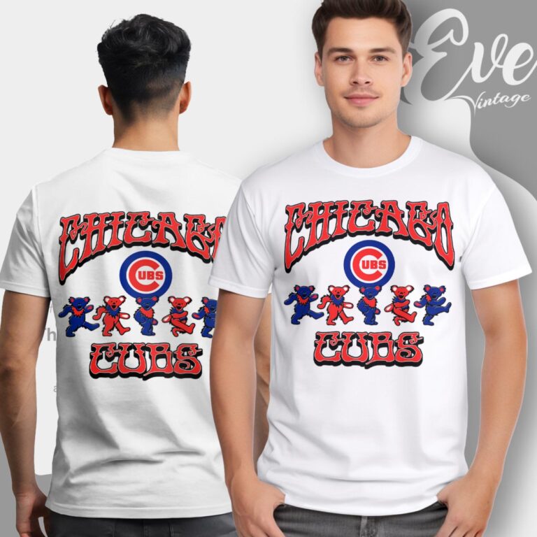 Dancing Bears Chicago Cubs Grateful Dead Shirt T Shirt Dancing Bears Chicago Cubs Grateful Dead Shirt T Shirt