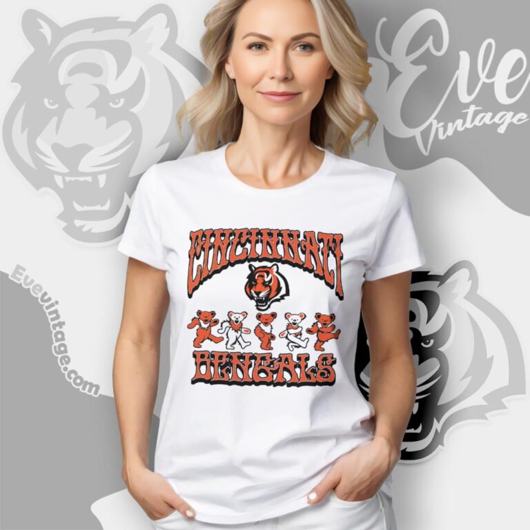 Dancing Bears Cincinnati Bengals Grateful Dead Shirt Women T Shirt Dancing Bears Cincinnati Bengals Grateful Dead Shirt Women T Shirt