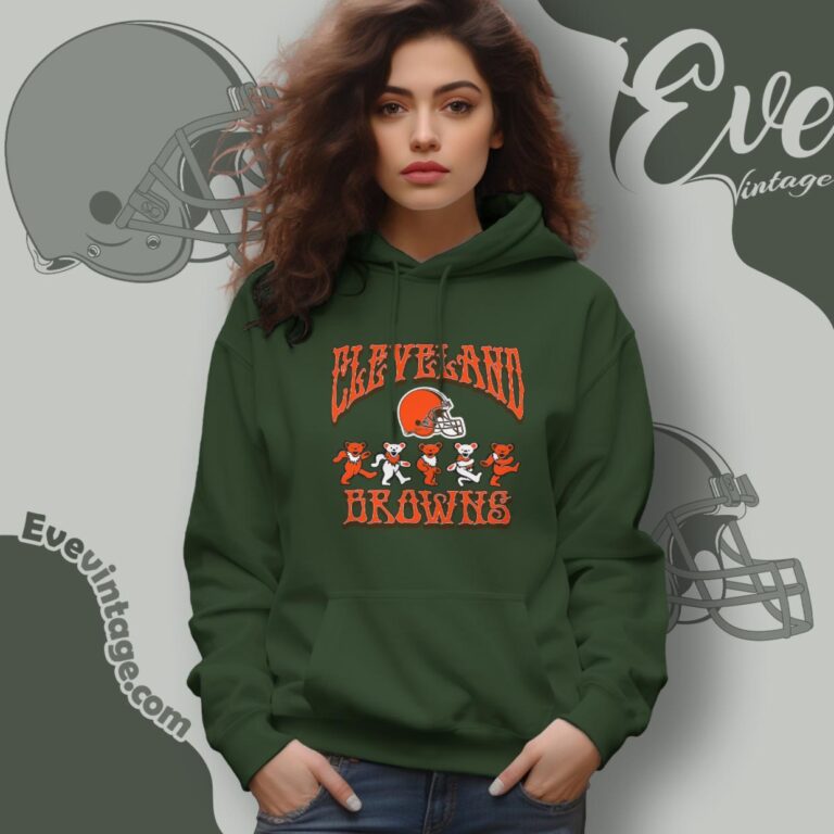 Dancing Bears Cleveland Browns Grateful Dead Shirt Hoodie Dancing Bears Cleveland Browns Grateful Dead Shirt Hoodie