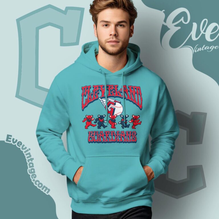 Dancing Bears Cleveland Guardians Grateful Dead Shirt Hoodie Dancing Bears Cleveland Guardians Grateful Dead Shirt Hoodie