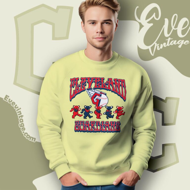 Dancing Bears Cleveland Guardians Grateful Dead Shirt Sweatshirt Dancing Bears Cleveland Guardians Grateful Dead Shirt Sweatshirt